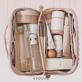 Luxury Padded Makeup Bag – Large Capacity, Smart Compartments, Waterproof & Easy to Clean