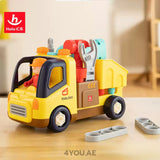 Kids Educational Tool Truck – Build & Disassemble Toy with Engineering Tools, Lights & Sounds