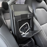 Hidden Storage Box for Tesla Model Y / 3 (2025) – Under Armrest Organizer, Custom-Fit Magnetic Design