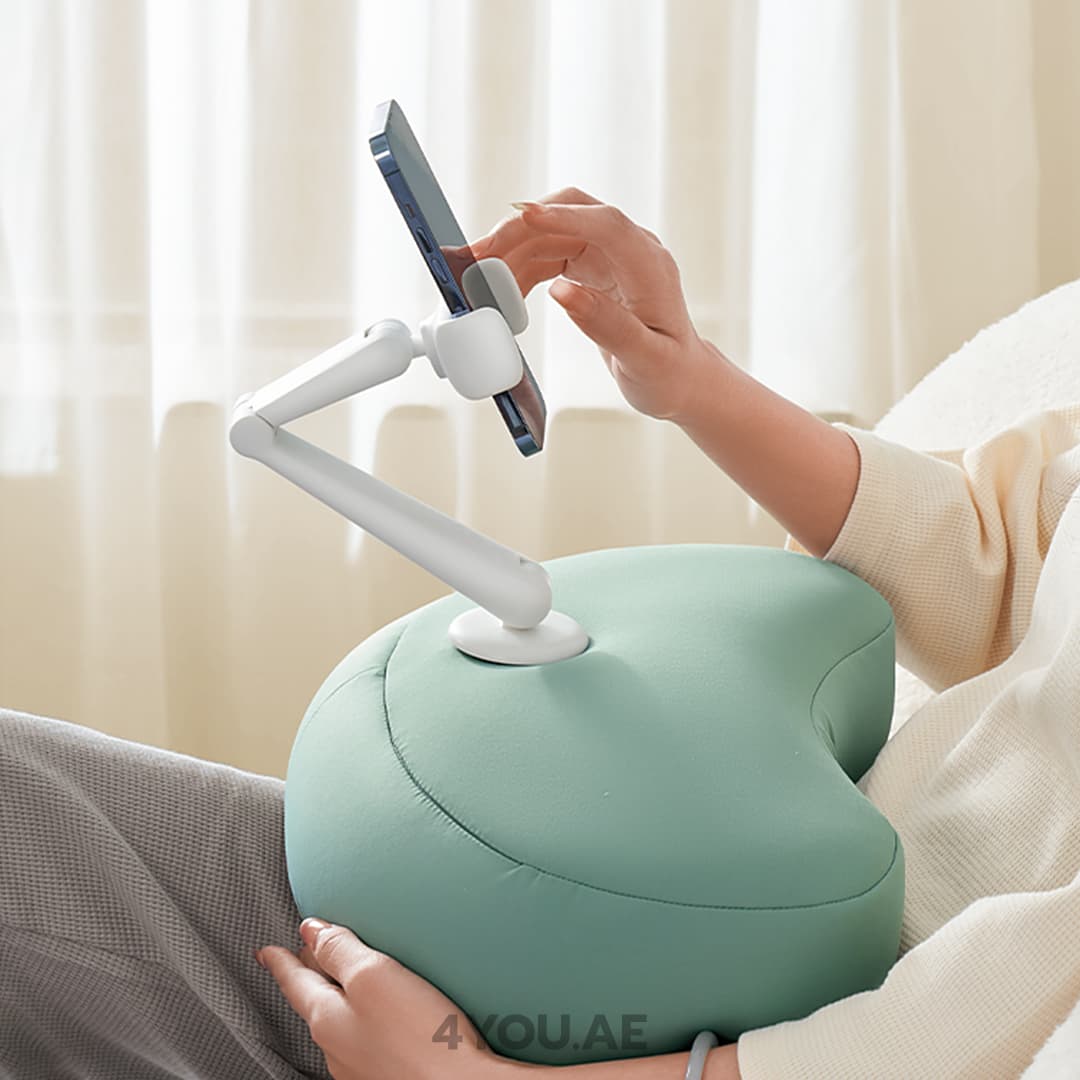 Xgear U5 Pillow Stand for Phones – 360° Flexible Holder with Ergonomic Moon-Shape Design
