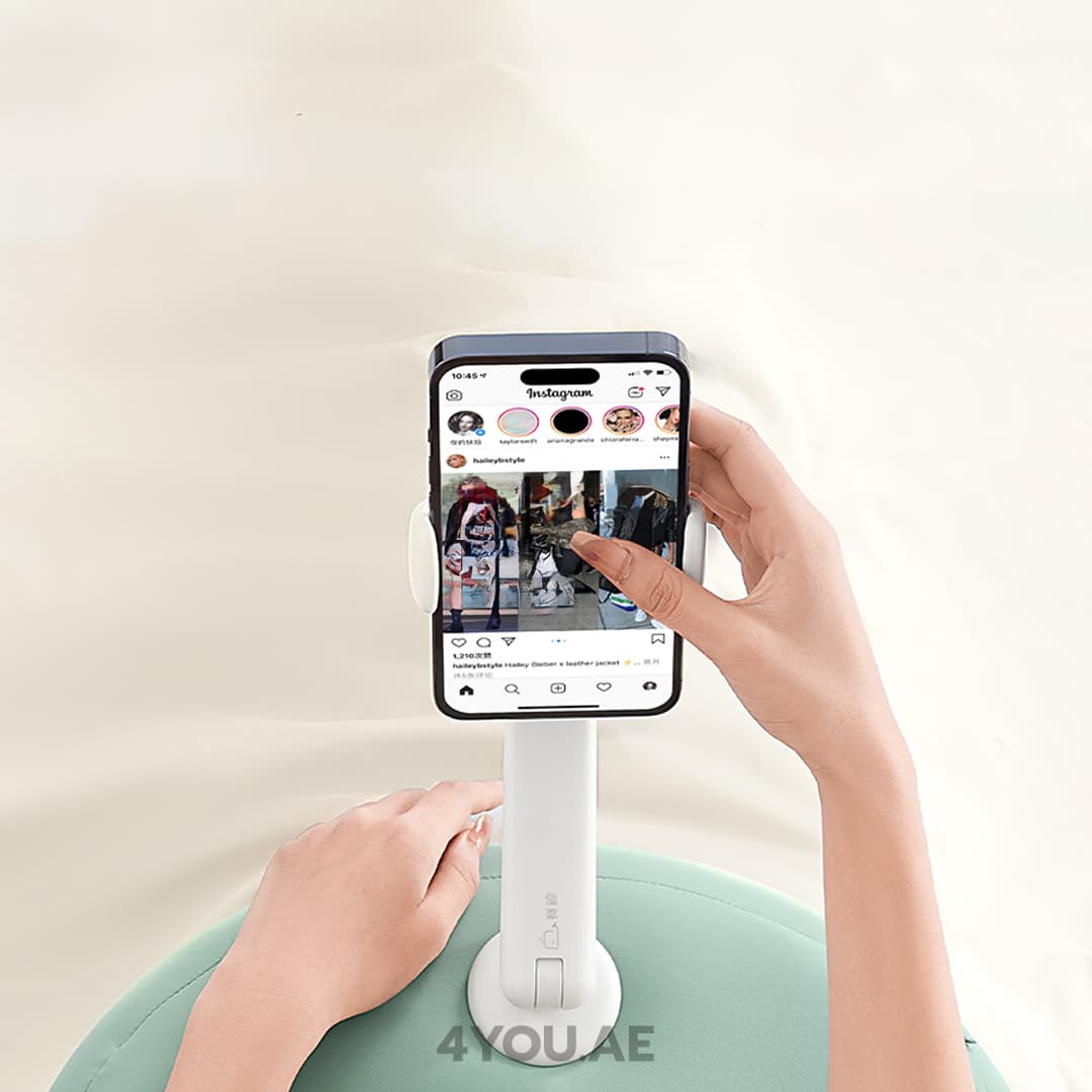 Xgear U5 Pillow Stand for Phones – 360° Flexible Holder with Ergonomic Moon-Shape Design