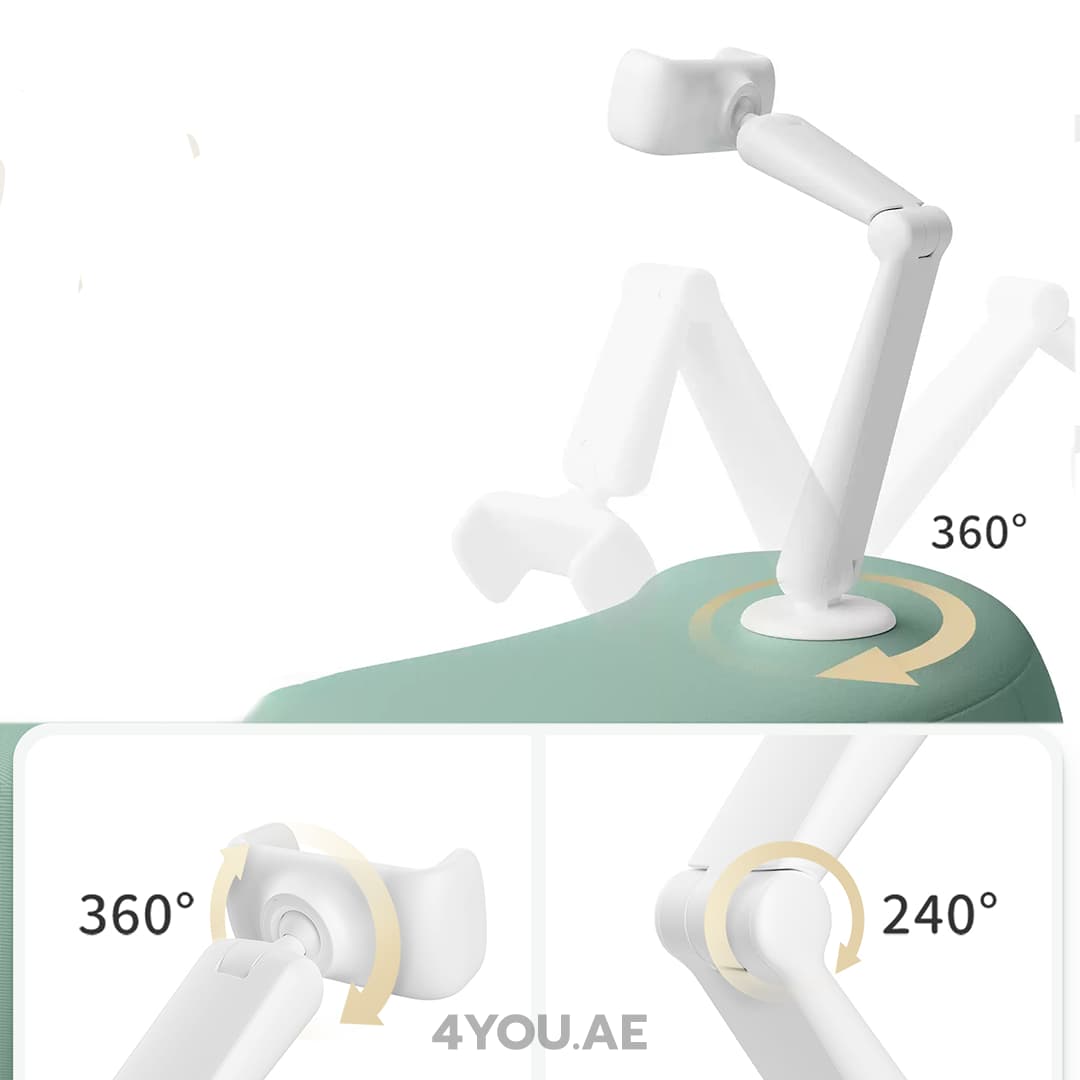 Xgear U5 Pillow Stand for Phones – 360° Flexible Holder with Ergonomic Moon-Shape Design