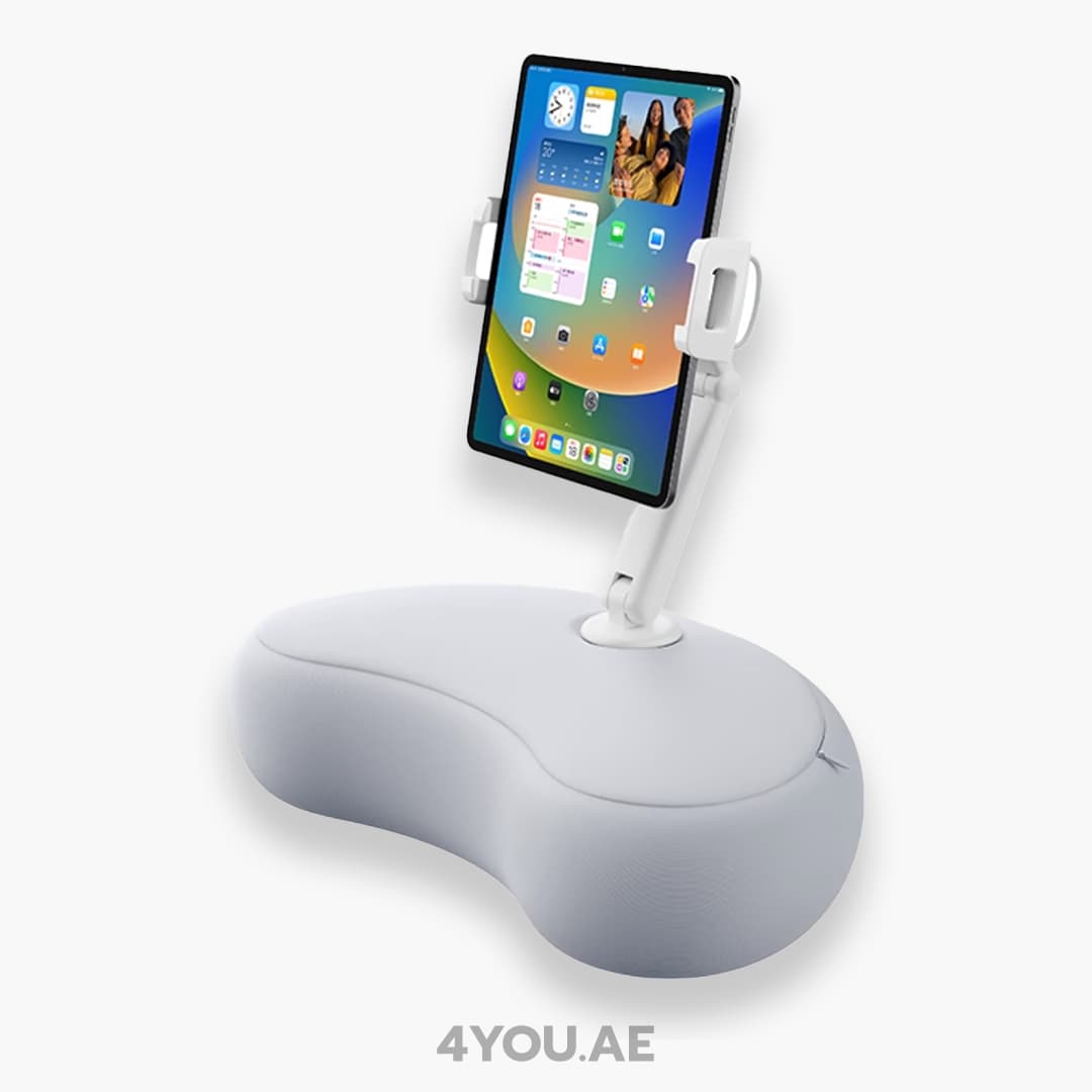 Xgear U5 Pillow Stand for Tablets – 360° Flexible Holder with Ergonomic Moon-Shape Design