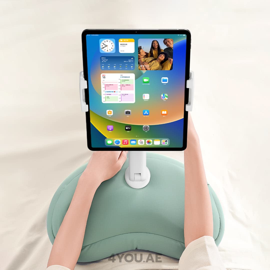 Xgear U5 Pillow Stand for Tablets – 360° Flexible Holder with Ergonomic Moon-Shape Design