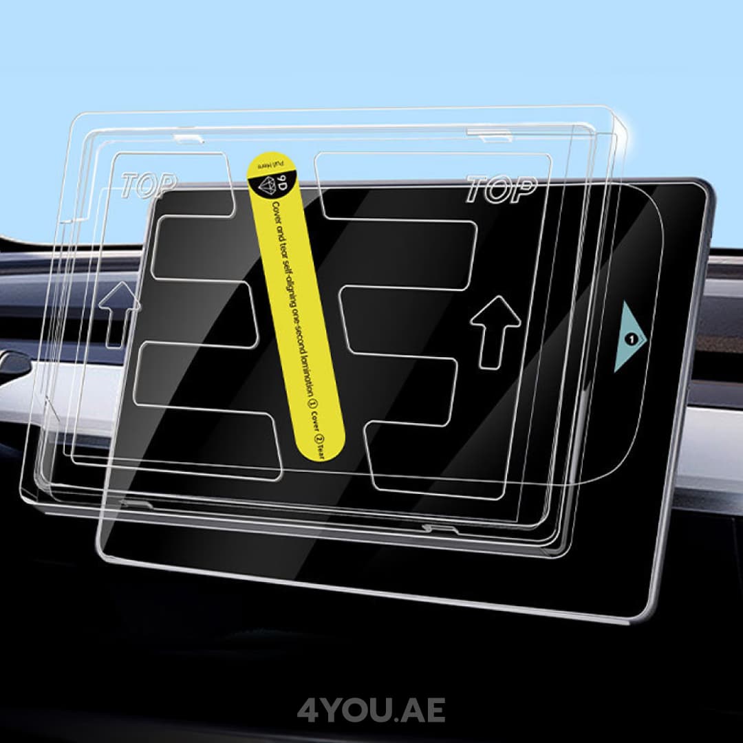 Tempered Glass Screen Protector for Tesla Model 3/Y (2025) – Front Display Protection