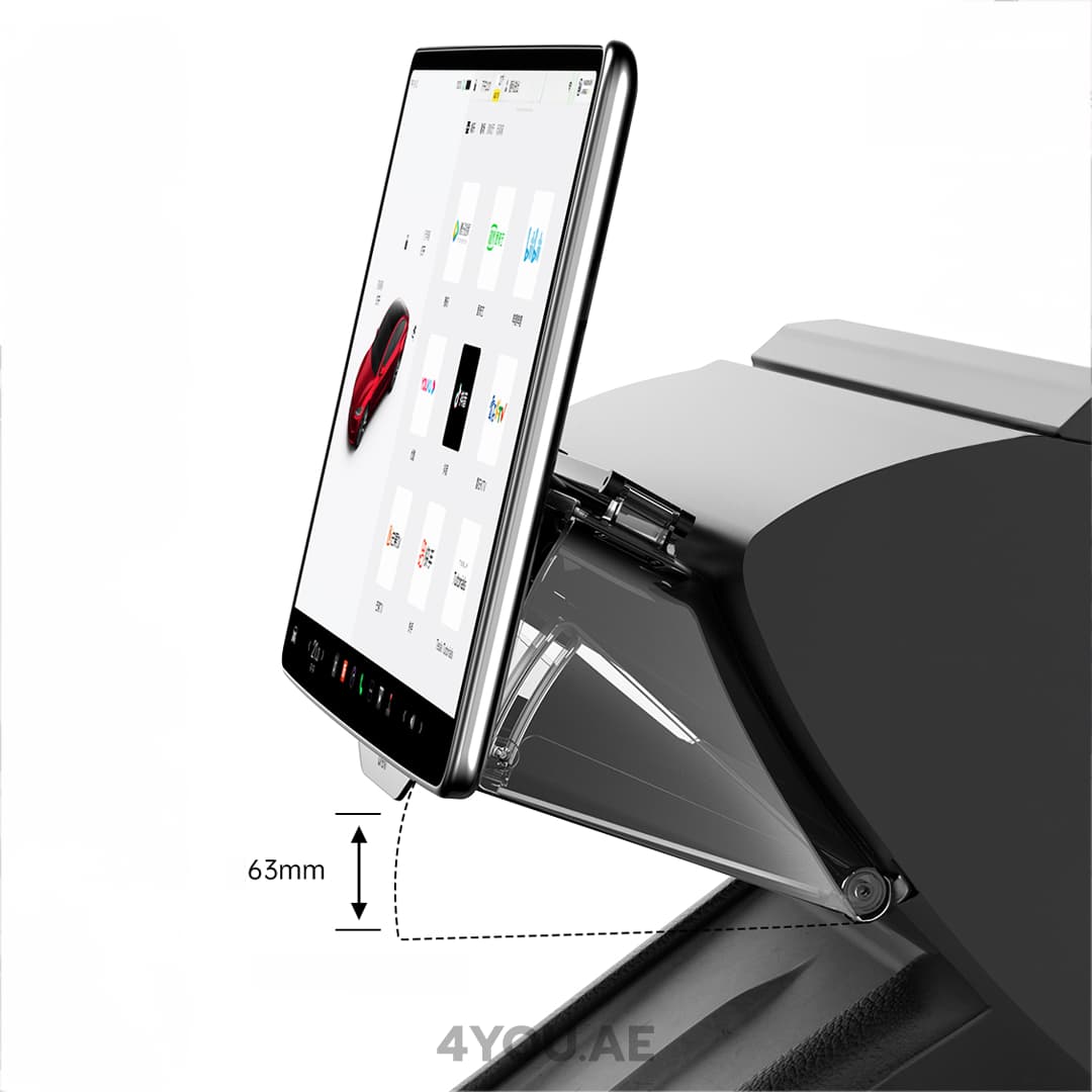 Under-Screen Storage Box for Tesla Model Y 2025 – Custom Design, Secure Fit, Extra Practical Space