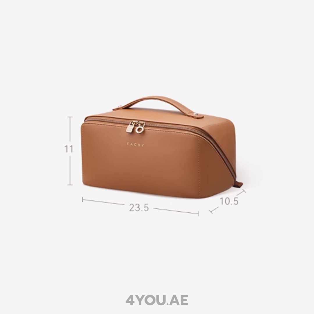 Makeup Bag 4.0 Edition –  Smart Compartments, Waterproof, Large Capacity with Luxury Design