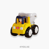 Mini Construction & Farm Truck Set – 6 Inertial Vehicles with Moving Parts, Educational Toy for Kids 2+
