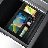 [NEXORA] Center Console Organizer Box – Fits 2025 Tesla Model Y Perfectly
