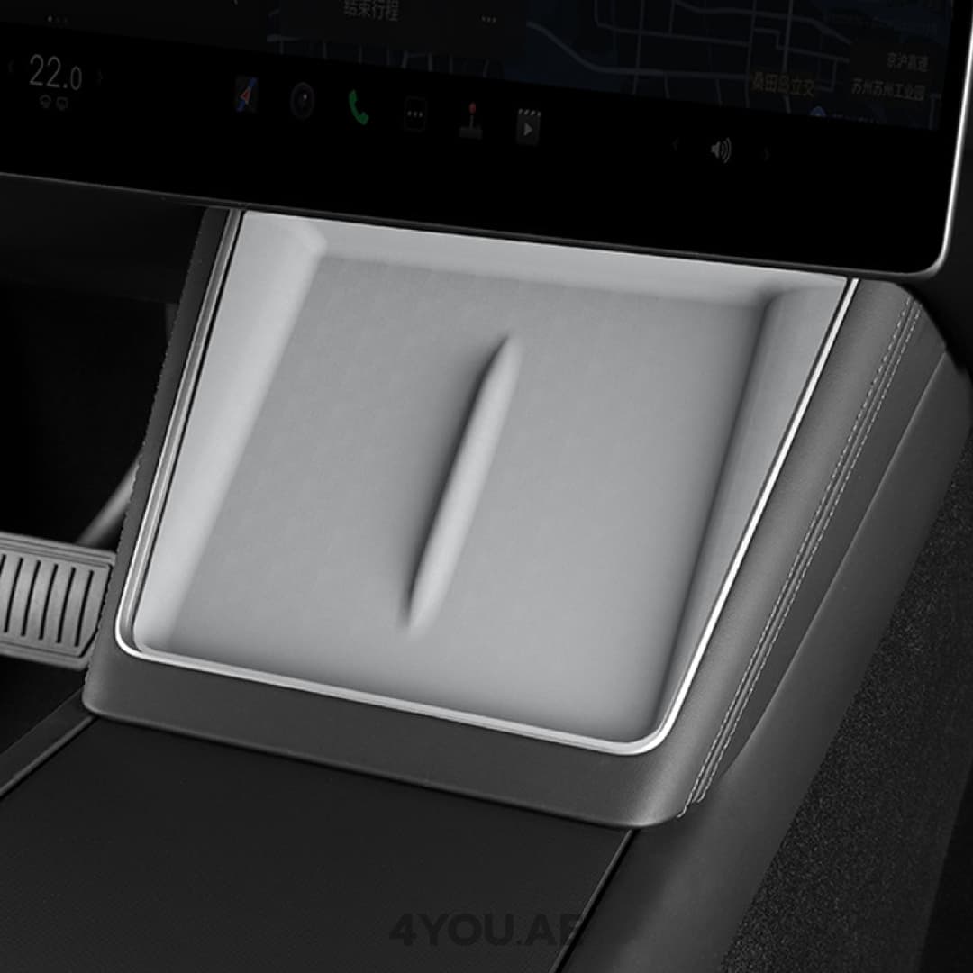[NEXORA]  Tesla Model Y/3 Upgrade – Wireless Charging Silicone Pad & Anti-Slip Dashboard Mat